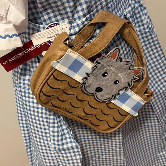 Plus Size Wizard Os Dress, Wig and Bag - Picture 7 of 7